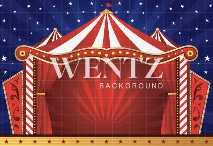 Fabric Photography Background Circus / Backdrop 1232