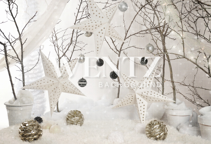 Fabric Photography Background Christmas / Backdrop 1339