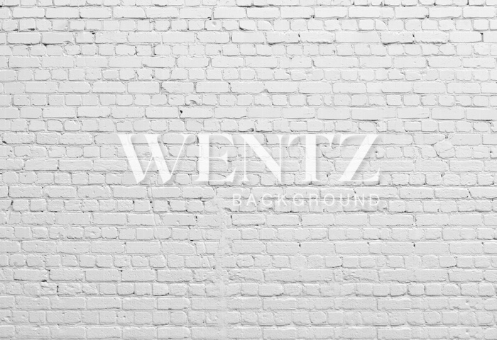 Fabric Photography Background White Bricks / Backdrop 1508