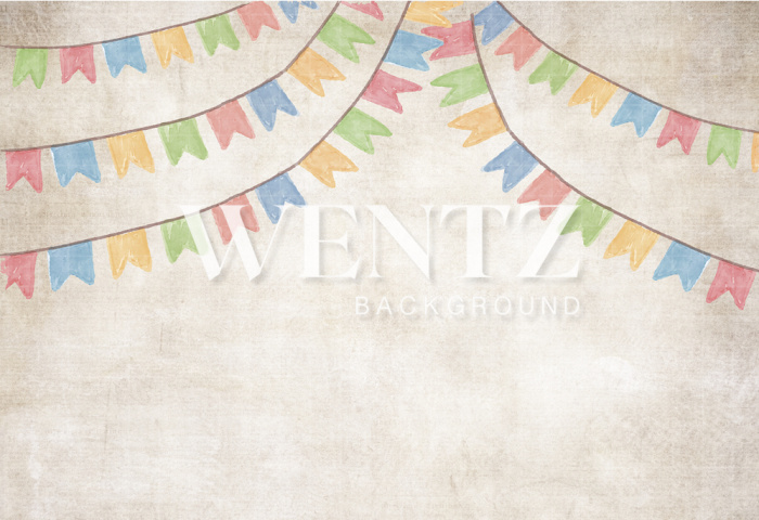 Fabric Photography Background Country Party / Backdrop 1537