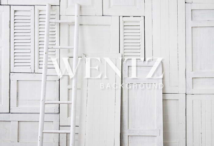 Fabric Photography Background White Wood / Backdrop 1577