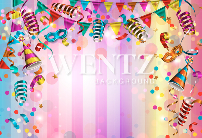 Fabric Photography Background Carnival / Backdrop 1685