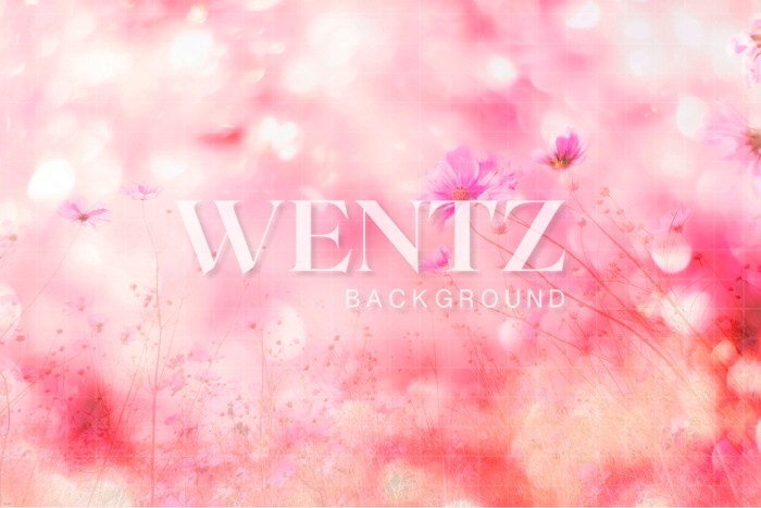 Fabric Photography Background Floral and Bokeh / Backdrop 1741