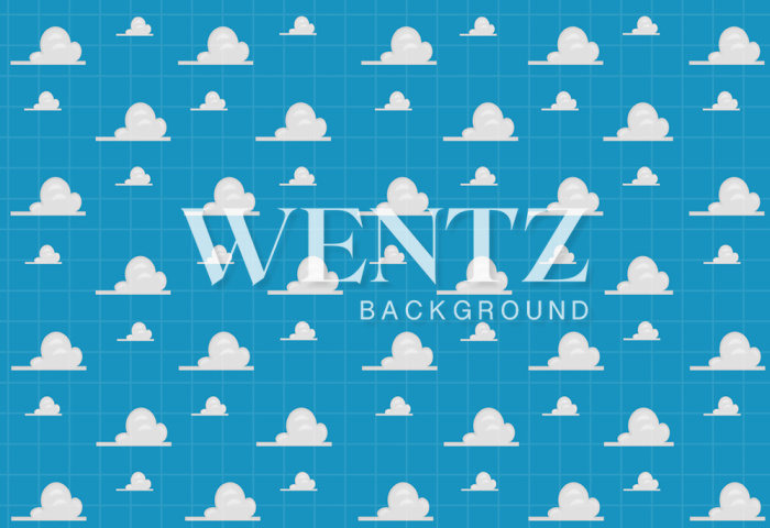 Fabric Photography Background Clouds / Backdrop 2106