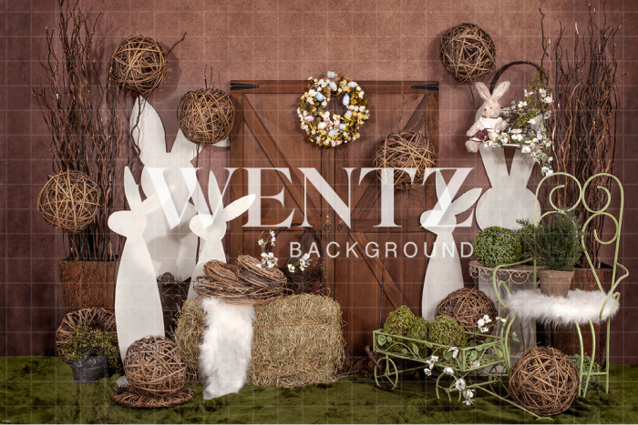 Fabric Photography Background Easter Door Newborn / Backdrop 2018