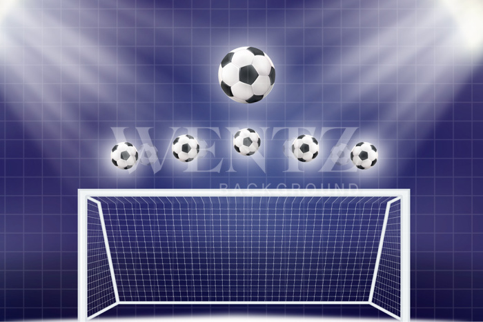 Fabric Photography Background Soccer World Cup Goal / Backdrop 2541