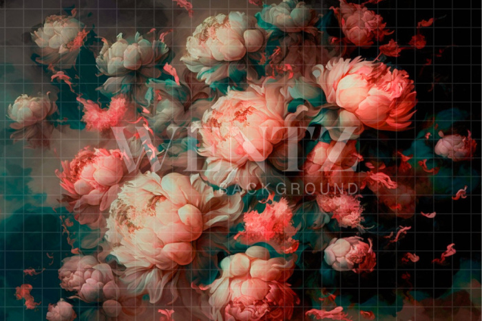 Fabric Photography Background Floral Fine Art / Backdrop 2906