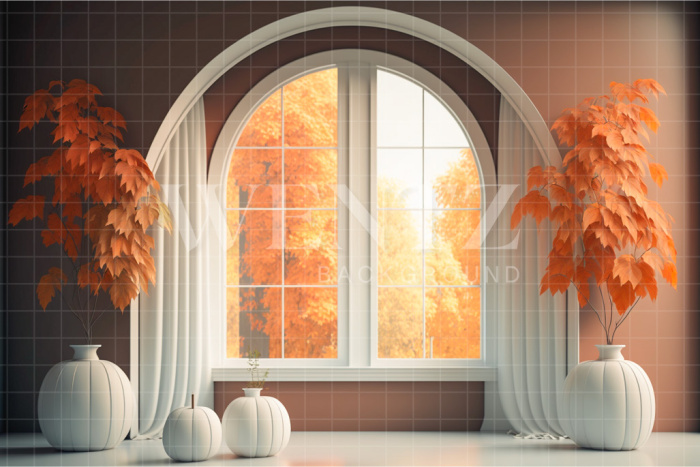 Fabric Photography Background Fall Room / Backdrop 2934