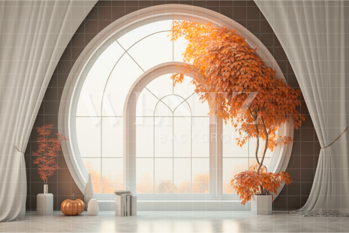 Fabric Photography Background Fall Room / Backdrop 2936