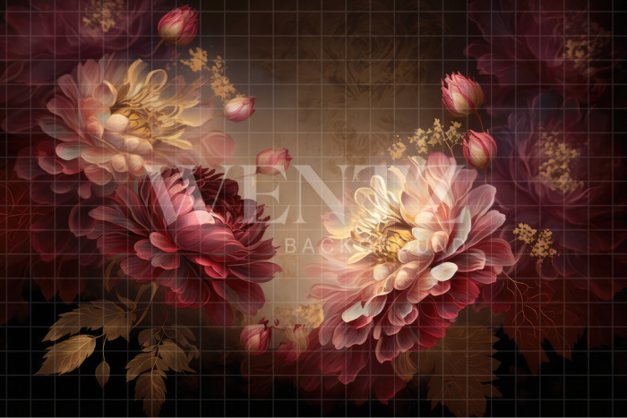 Fabric Photography Background Floral Fine Art / Backdrop 3010