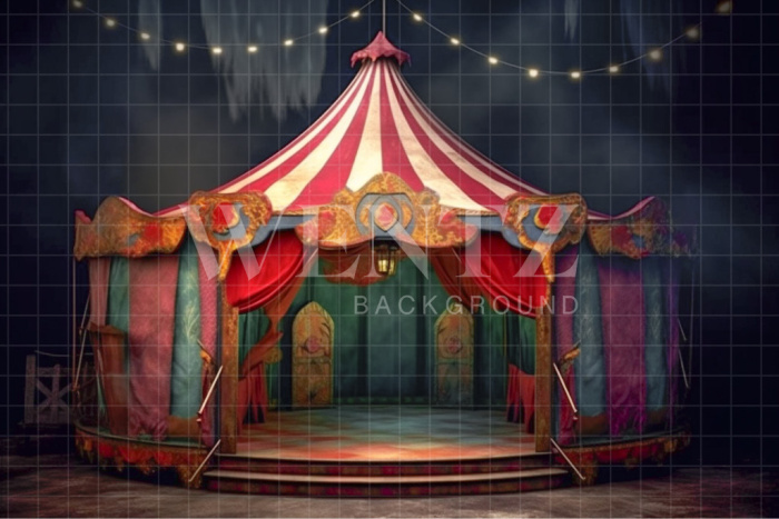 Fabric Photography Background Circus Tent / Backdrop 3047