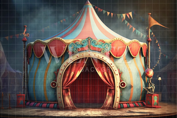 Fabric Photography Background Circus Tent / Backdrop 3053