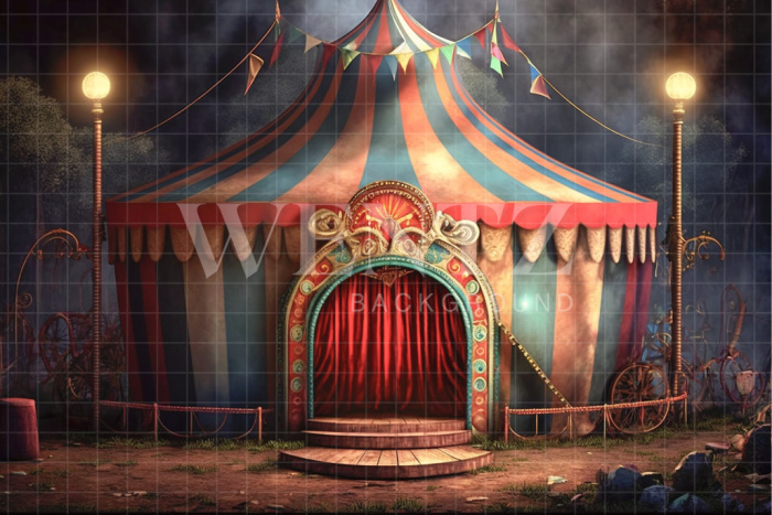 Fabric Photography Background Circus Tent / Backdrop 3054