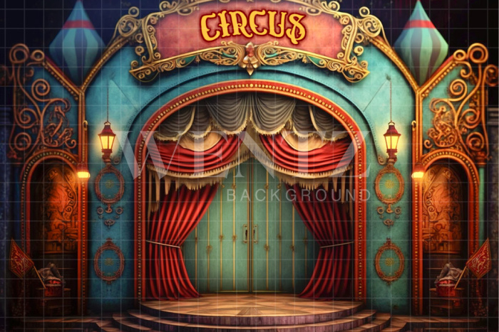 Fabric Photography Background Circus Tent / Backdrop 3057