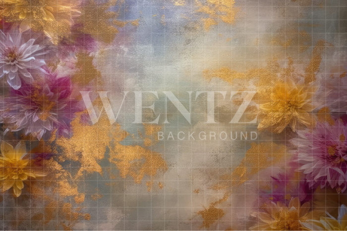 Fabric Photography Background Floral Fine Art / Backdrop 3124