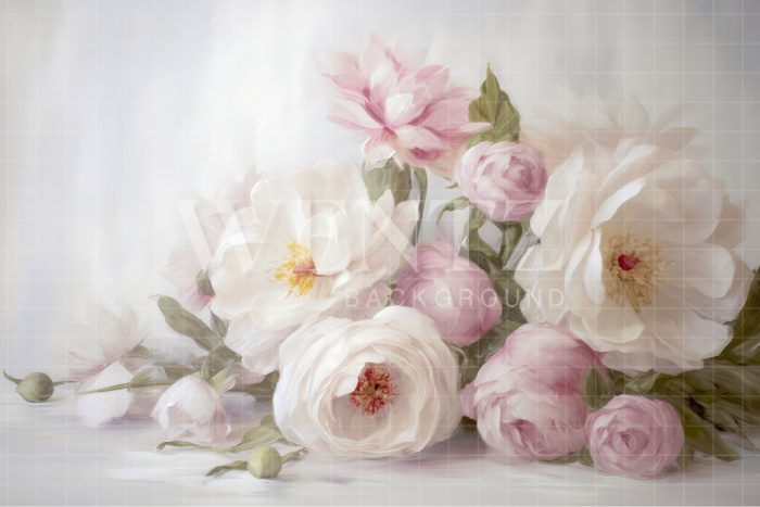 Fabric Photography Background Floral Fine Art / Backdrop 3137