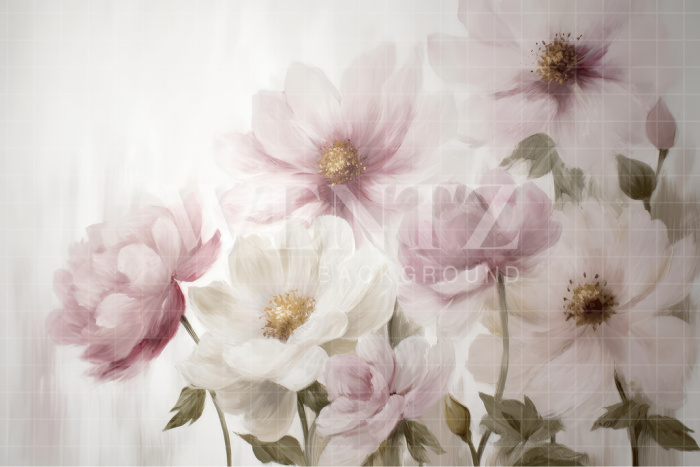 Fabric Photography Background Floral Fine Art / Backdrop 3138