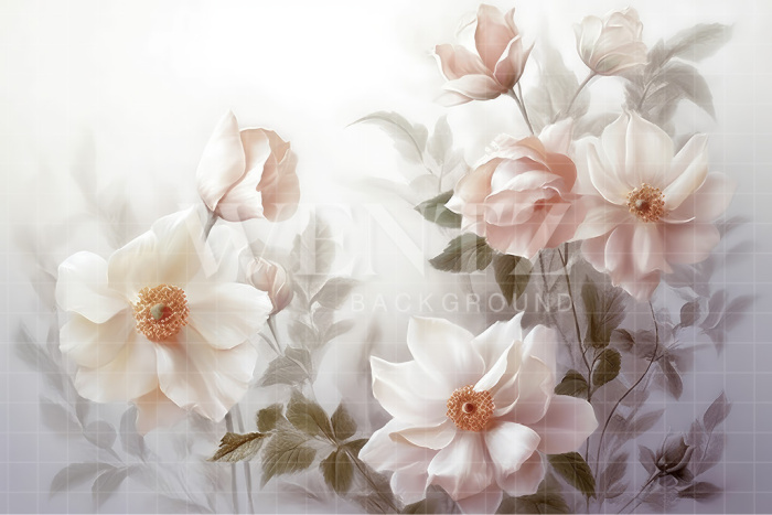 Fabric Photography Background Floral Fine Art / Backdrop 3139