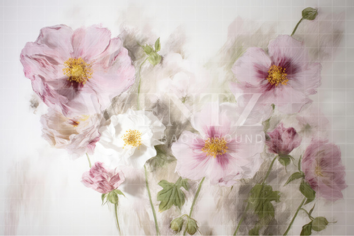 Fabric Photography Background Floral Fine Art / Backdrop 3140