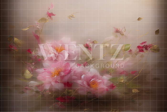 Fabric Photography Background Floral Fine Art / Backdrop 3146