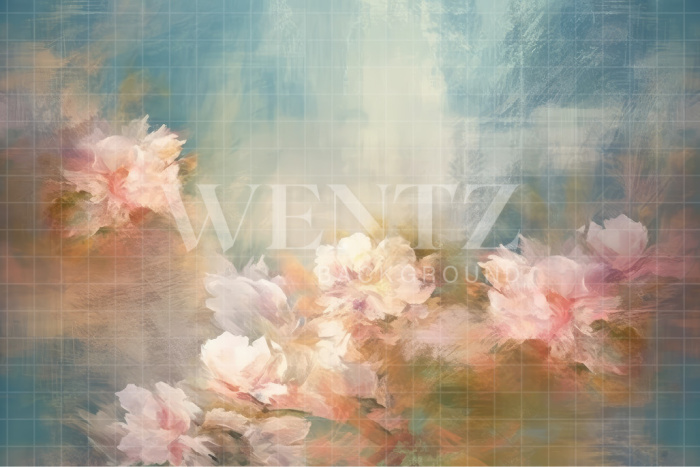 Fabric Photography Background Floral Fine Art / Backdrop 3152