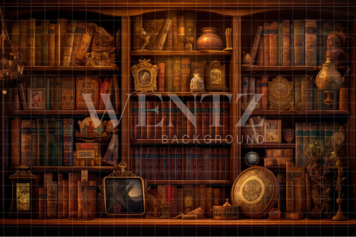 Fabric Photography Background Set with Books / Backdrop 3205