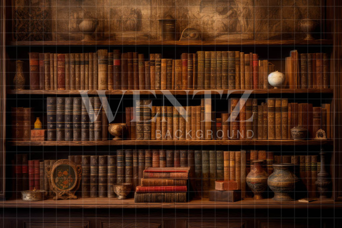 Fabric Photography Background Set with Books / Backdrop 3214