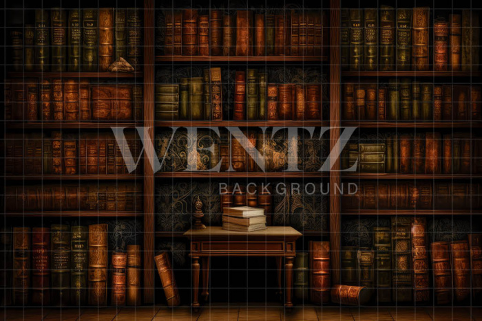 Fabric Photography Background Set with Books / Backdrop 3215