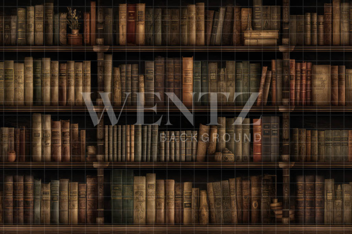 Fabric Photography Background Set with Books / Backdrop 3216