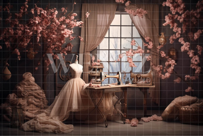 Fabric Photography Background Sewing Studio / Backdrop 3678