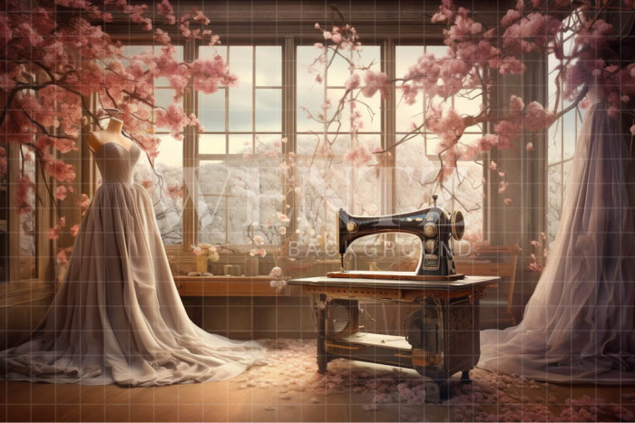 Fabric Photography Background Sewing Studio / Backdrop 3680