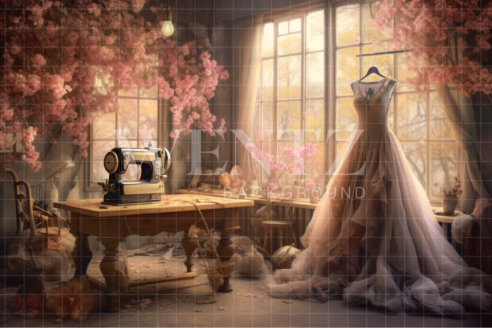 Fabric Photography Background Sewing Studio / Backdrop 3682