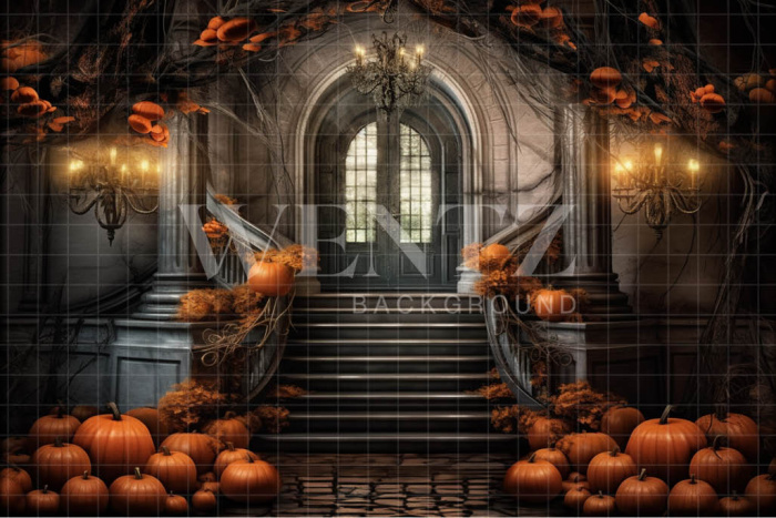 Fabric Photography Background Halloween Set / Backdrop 3740