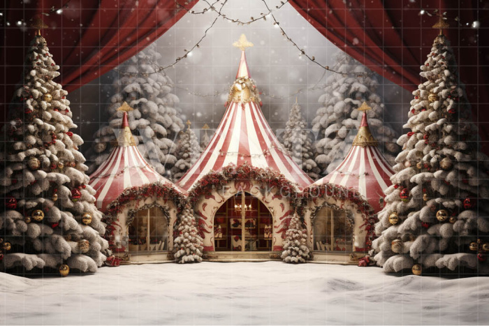 Fabric Photography Background Circus Tent / Backdrop 4147