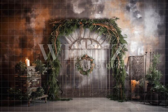 Fabric Photography Background Christmas Set / Backdrop 4262