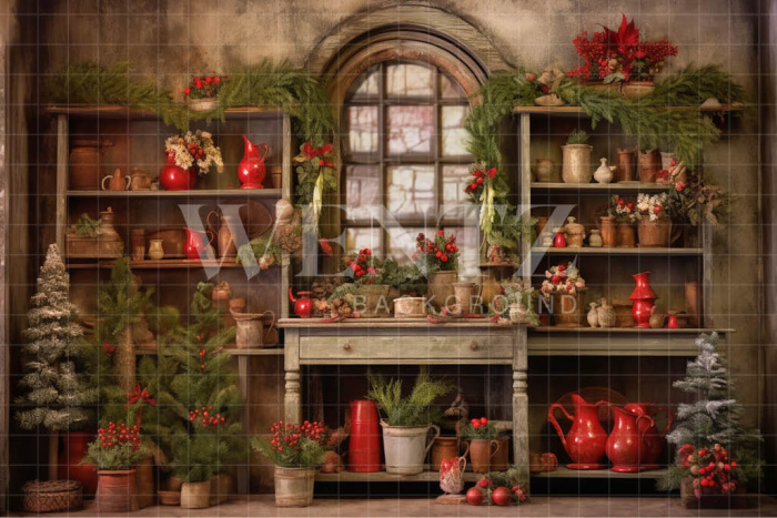 Fabric Photography Background Christmas Set / Backdrop 4581