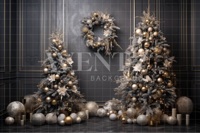 Fabric Photography Background Christmas Set / Backdrop 4640