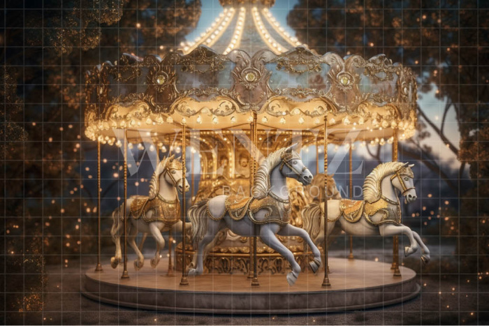 Fabric Photography Background Carousel / Backdrop 4954