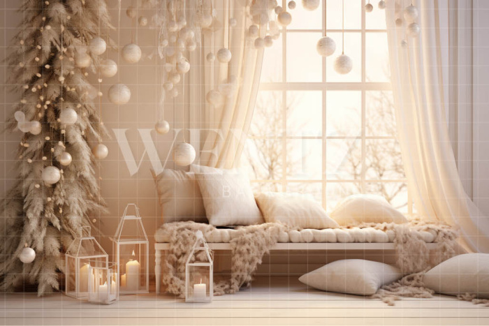 Photographic Background in Fabric Starry Room / Backdrop 4978