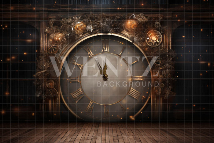 Photographic Background in Fabric Clock / Backdrop 4985