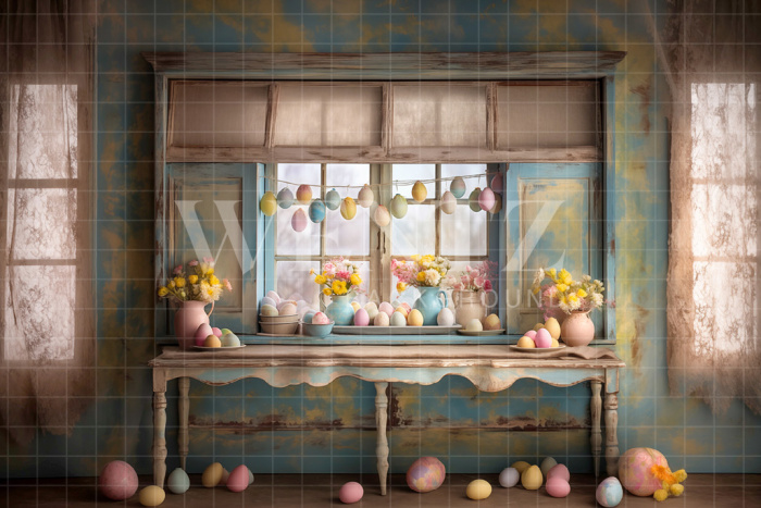 Fabric Photography Background Easter / Backdrop 5240