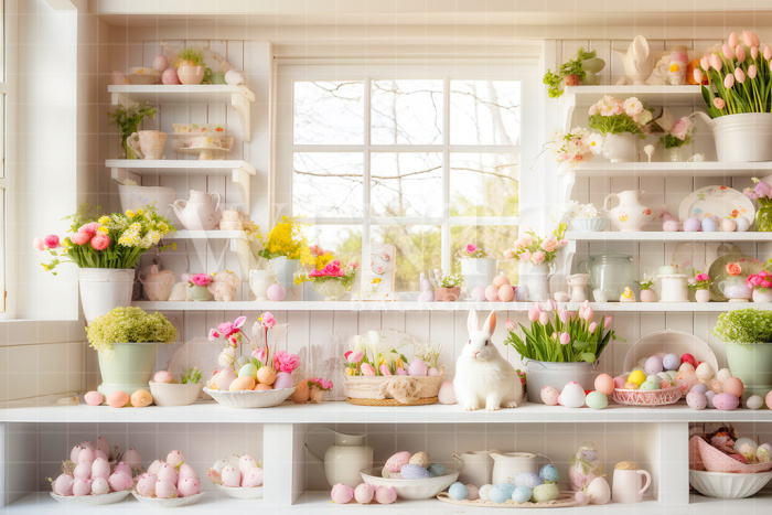 Fabric Photography Background Easter / Backdrop 5613