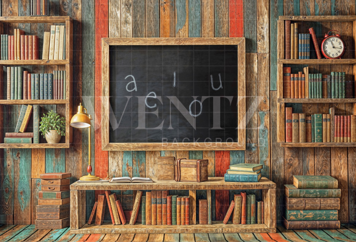 Photographic Background in Fabric ABC/ Backdrop 6649