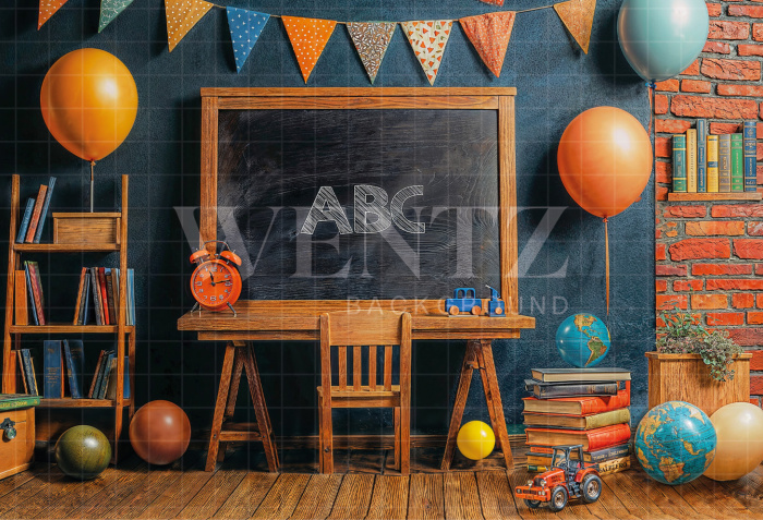 Photographic Background in Fabric ABC/ Backdrop 6650