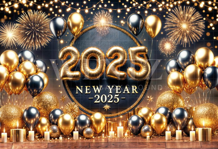 Fabric Photography Background New Year / Backdrop 6584