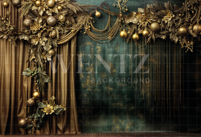 Fabric Photography Background Christmas / Backdrop 6501