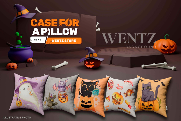 Halloween Decorative Pillow Case / WTZ401