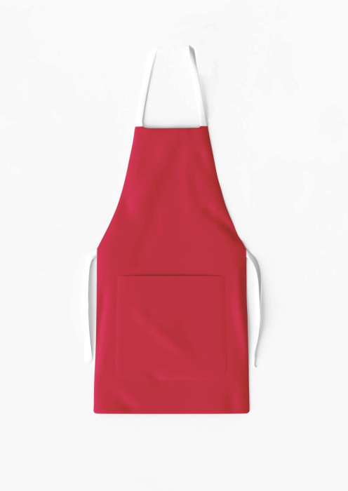 Red Apron with Pocket / AW20