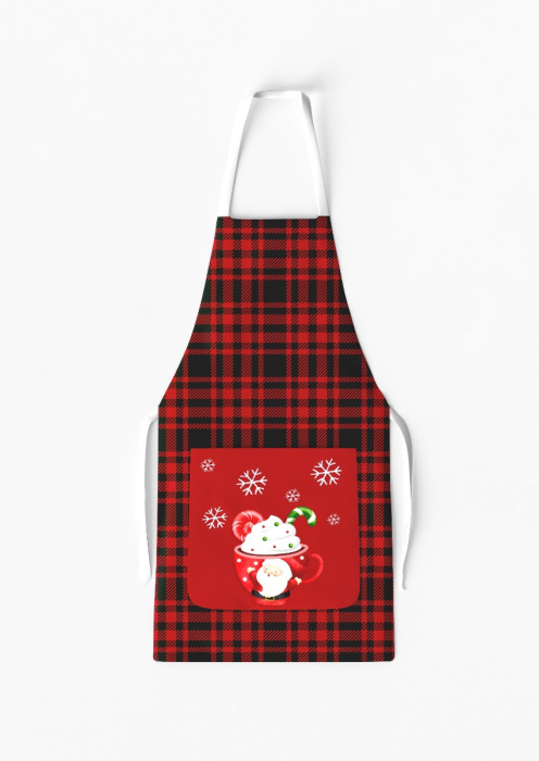 Hot Chocolate Apron with Pocket / AW45