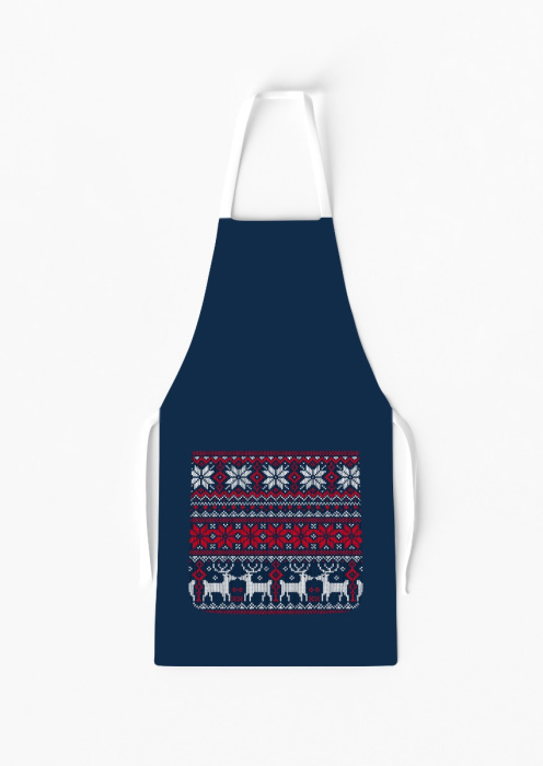 Reindeer Apron with Pocket / AW49